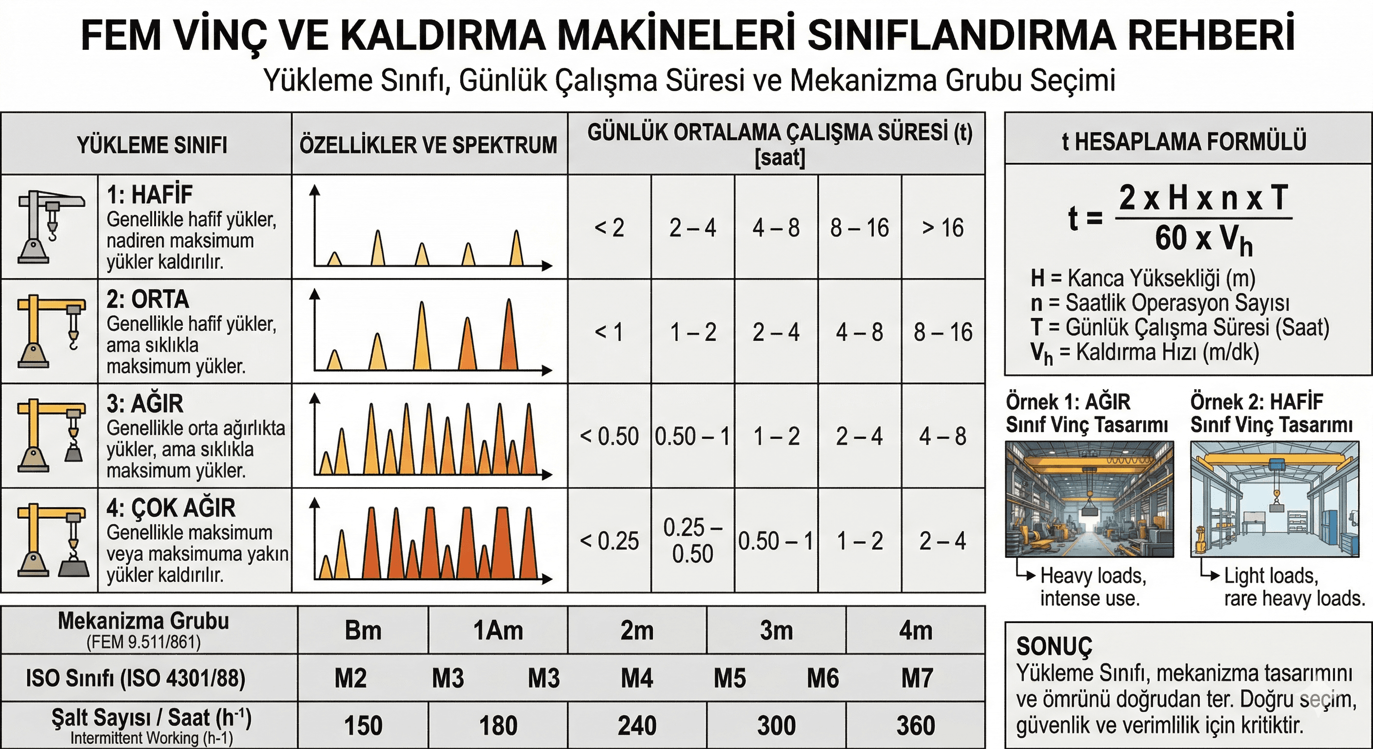 Vinç Seçiminde FEM Sınıflandırması Neden Önemlidir?