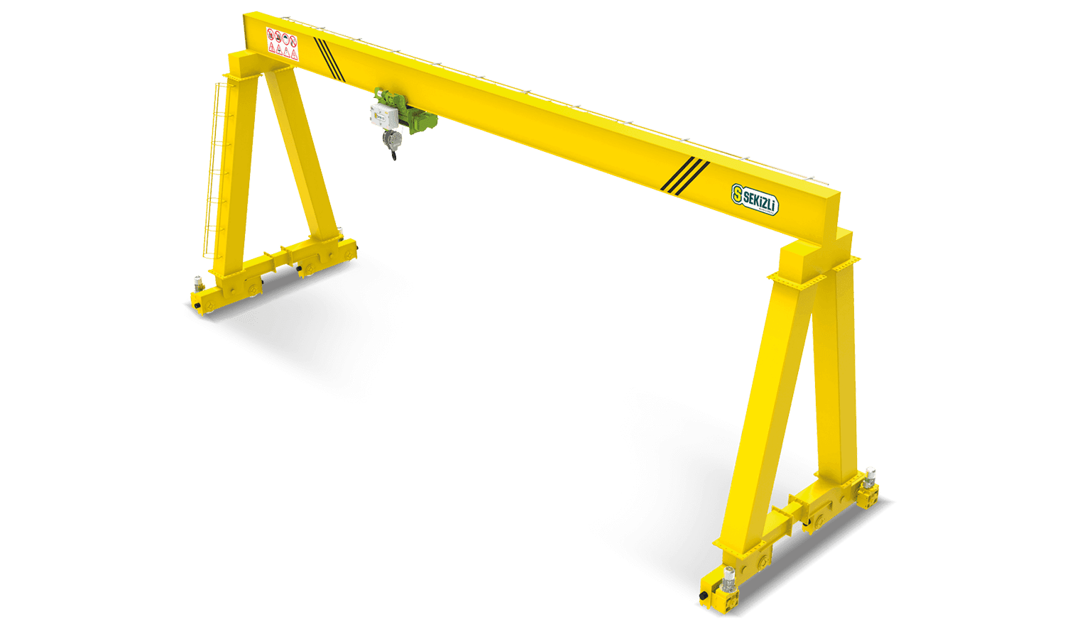 Non-Protruding Gantry Cranes